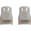 Tripp Lite Cat6a 10G Snagless Molded UTP Ethernet Cable (RJ45 M/M) PoE White 3 ft. (0.9 m)