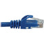 Tripp Lite Cat6a 10G Snagless Molded UTP Ethernet Cable (RJ45 M/M) PoE Blue 5 ft. (1.5 m)