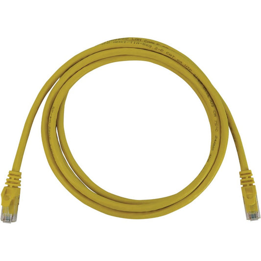 Tripp Lite Cat6a 10G Snagless Molded UTP Ethernet Cable (RJ45 M/M) PoE Yellow 5 ft. (1.5 m)