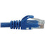Tripp Lite Cat6a 10G Snagless Molded UTP Ethernet Cable (RJ45 M/M) PoE Blue 6 ft. (1.8 m)