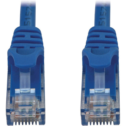 Tripp Lite Cat6a 10G Snagless Molded UTP Ethernet Cable (RJ45 M/M) PoE Blue 10 ft. (3.1 m)