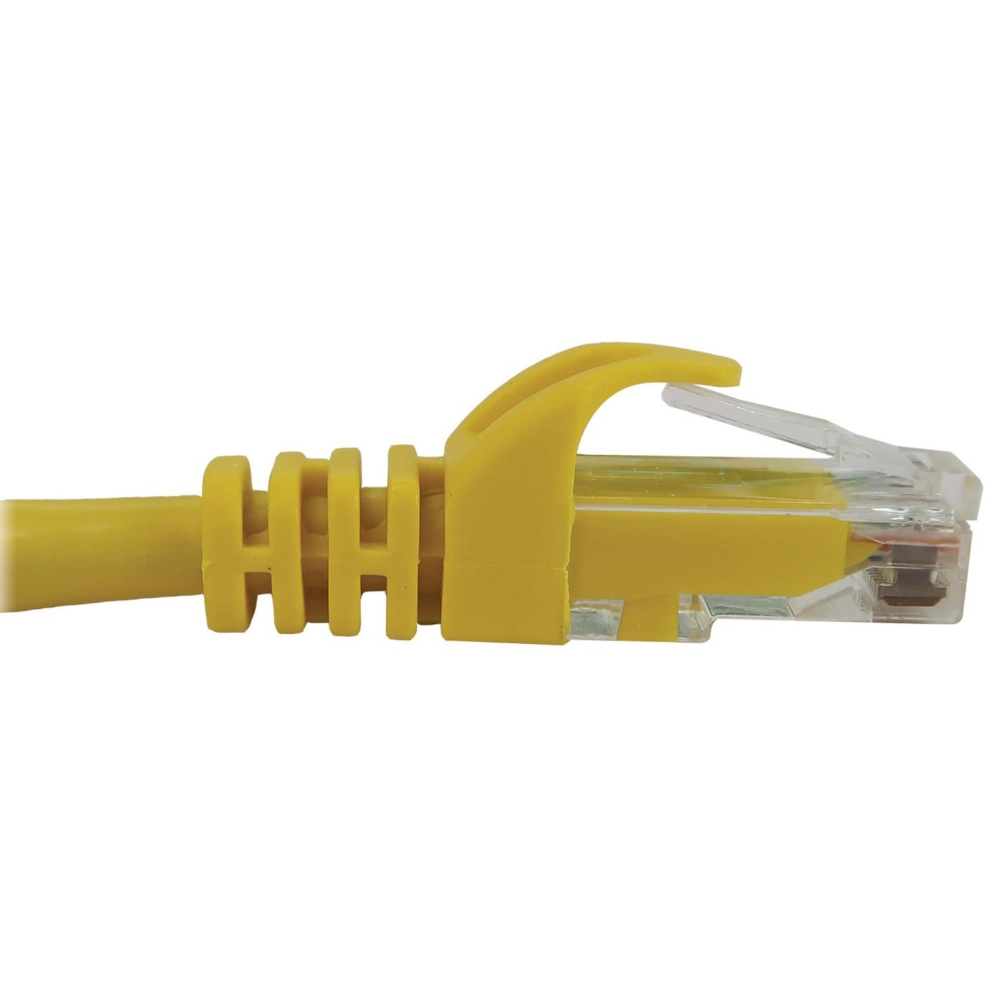 Tripp Lite Cat6a 10G Snagless Molded UTP Ethernet Cable (RJ45 M/M) PoE Yellow 10 ft. (3.1 m)