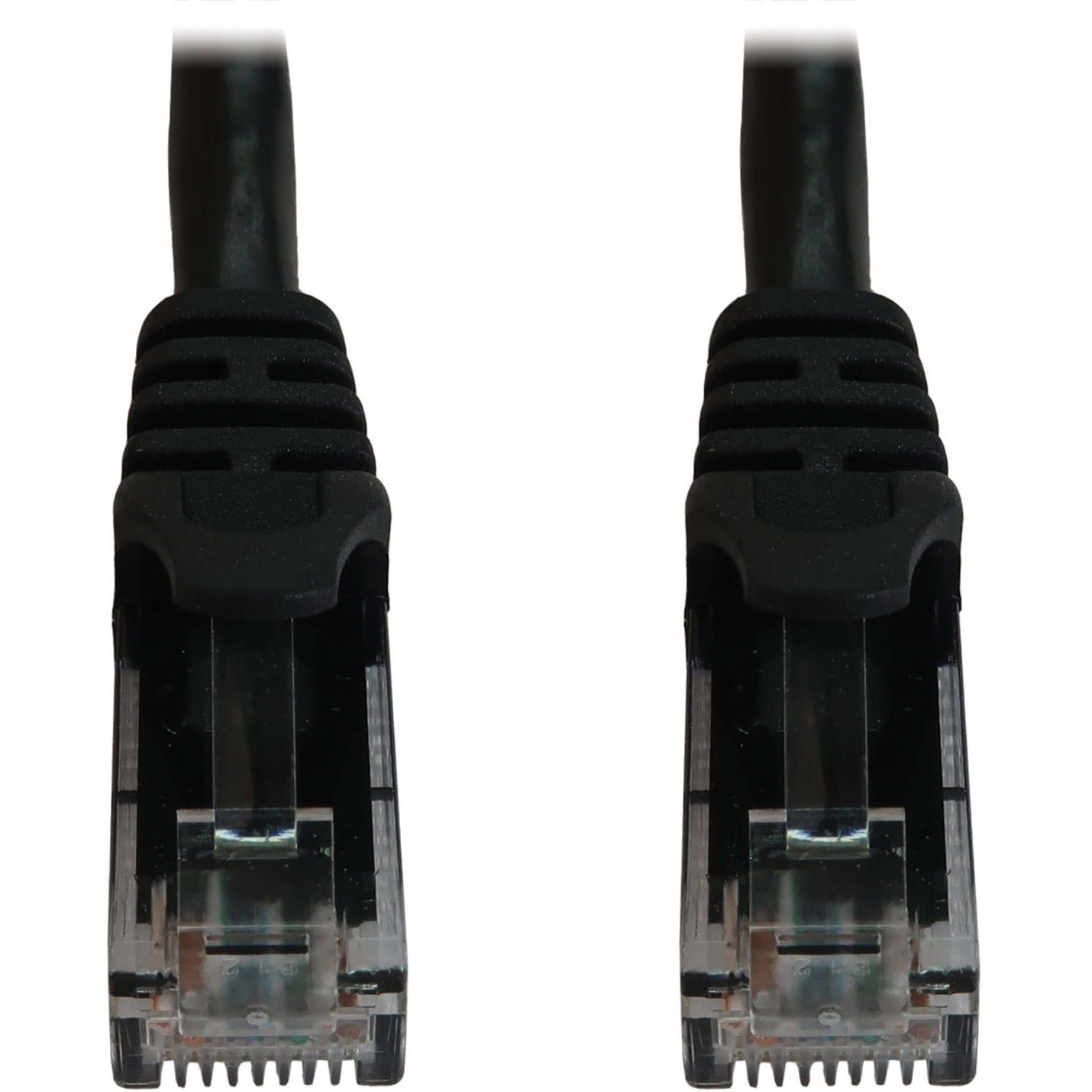 Tripp Lite Cat6a 10G Snagless Molded UTP Ethernet Cable (RJ45 M/M) PoE Black 15 ft. (4.6 m)