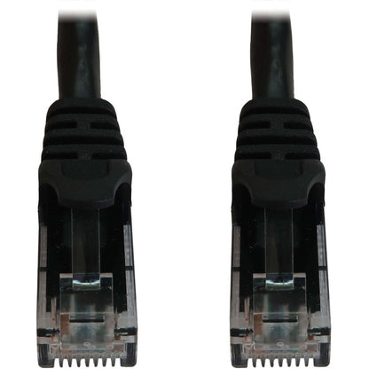 Tripp Lite Cat6a 10G Snagless Molded UTP Ethernet Cable (RJ45 M/M) PoE Black 15 ft. (4.6 m)
