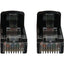 Tripp Lite Cat6a 10G Snagless Molded UTP Ethernet Cable (RJ45 M/M) PoE Black 15 ft. (4.6 m)