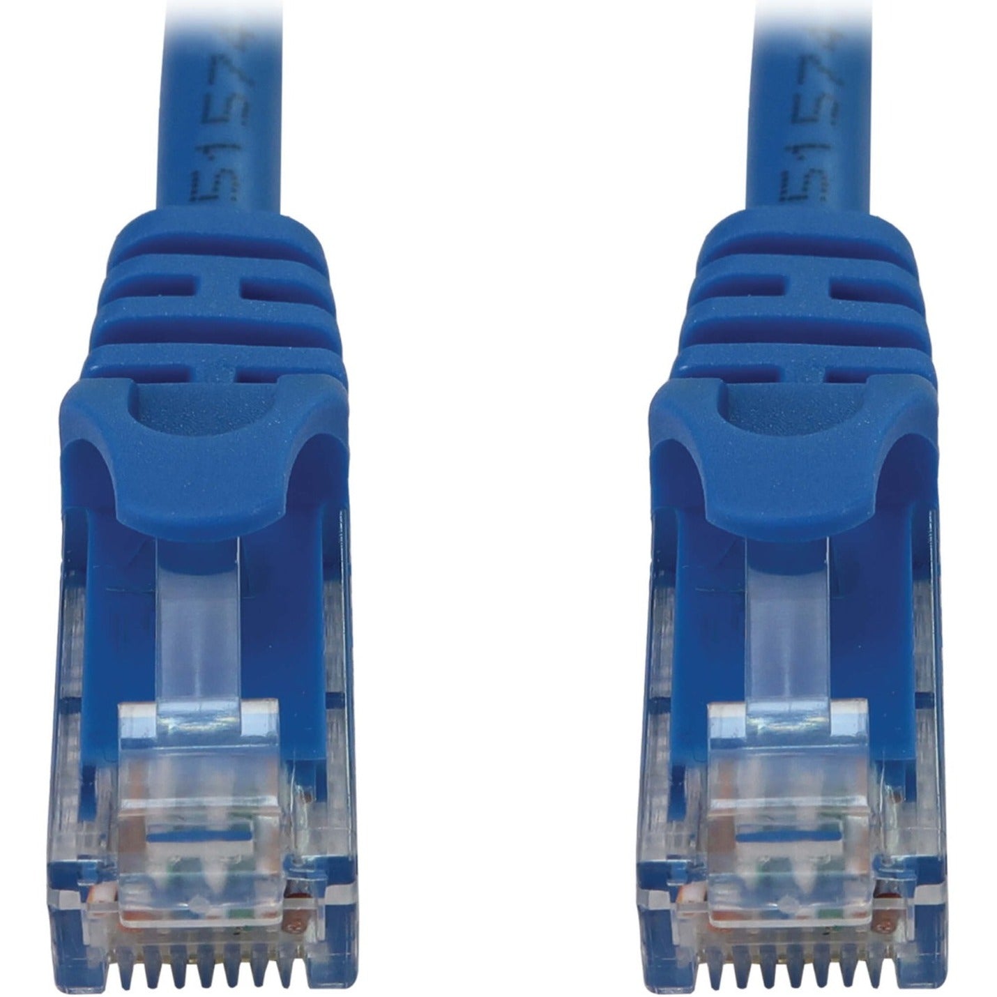 Tripp Lite Cat6a 10G Snagless Molded UTP Ethernet Cable (RJ45 M/M) PoE Blue 25 ft. (7.6 m)