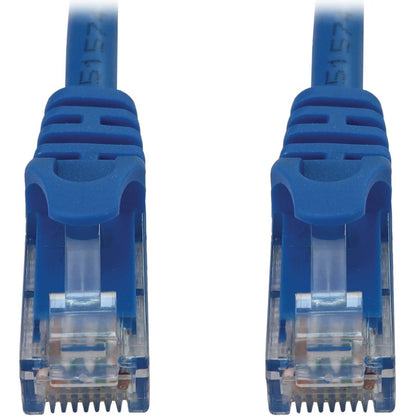 Tripp Lite Cat6a 10G Snagless Molded UTP Ethernet Cable (RJ45 M/M) PoE Blue 25 ft. (7.6 m)