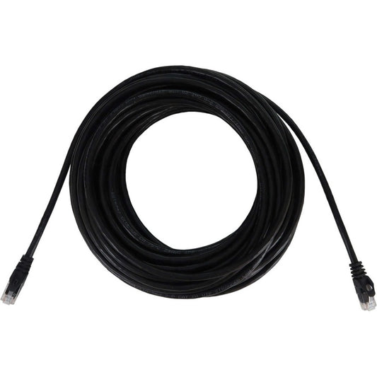 Tripp Lite Cat6a 10G Snagless Molded UTP Ethernet Cable (RJ45 M/M) PoE Black 50 ft. (15.2 m)