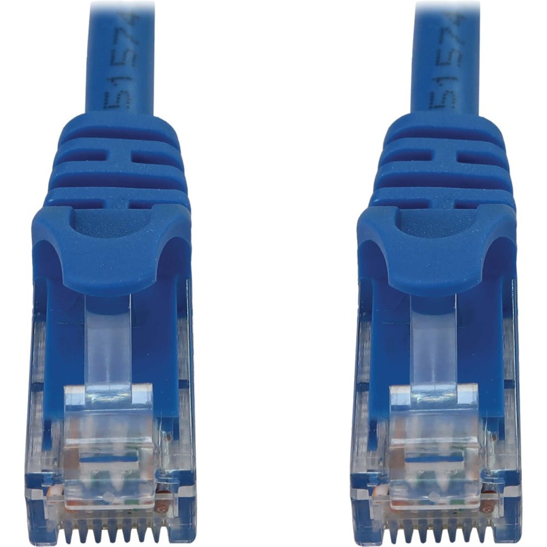 Tripp Lite Cat6a 10G Snagless Molded UTP Ethernet Cable (RJ45 M/M) PoE Blue 50 ft. (15.2 m)