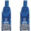 Tripp Lite Cat6a 10G Snagless Molded UTP Ethernet Cable (RJ45 M/M) PoE Blue 50 ft. (15.2 m)