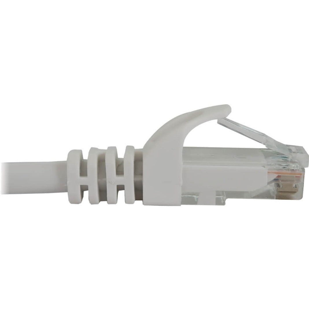 Tripp Lite Cat6a 10G Snagless Molded UTP Ethernet Cable (RJ45 M/M) PoE White 6 in. (15 cm)