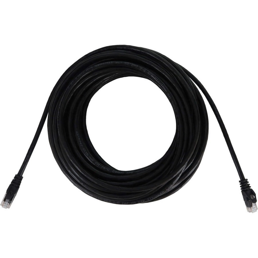 Tripp Lite Cat6a 10G Snagless Molded UTP Ethernet Cable (RJ45 M/M) PoE Black 100 ft. (30.5 m)