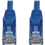 Tripp Lite Cat6a 10G Snagless Molded UTP Ethernet Cable (RJ45 M/M) PoE Blue 100 ft. (30.5 m)