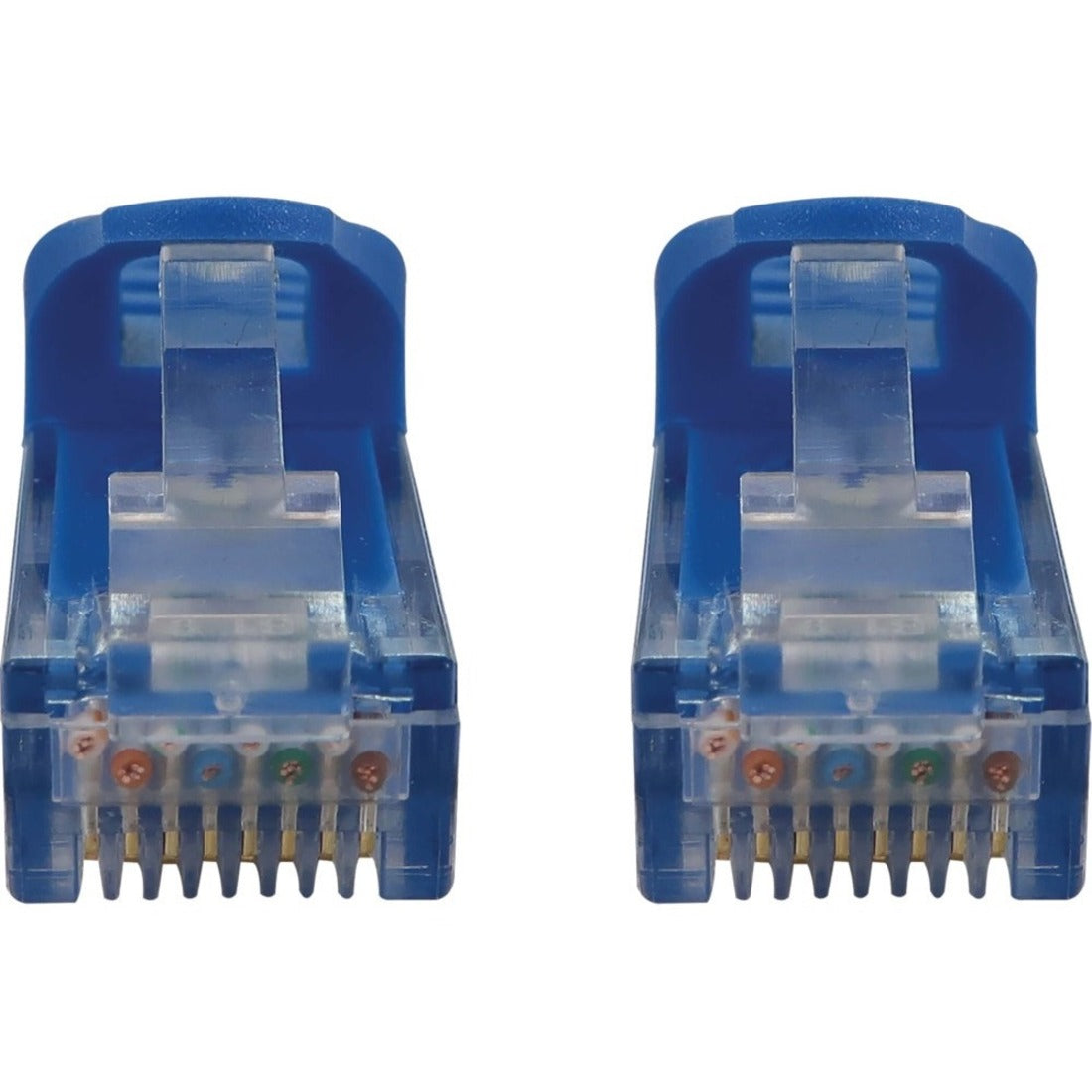 Tripp Lite Cat6a 10G Snagless Molded UTP Ethernet Cable (RJ45 M/M) PoE Blue 100 ft. (30.5 m)