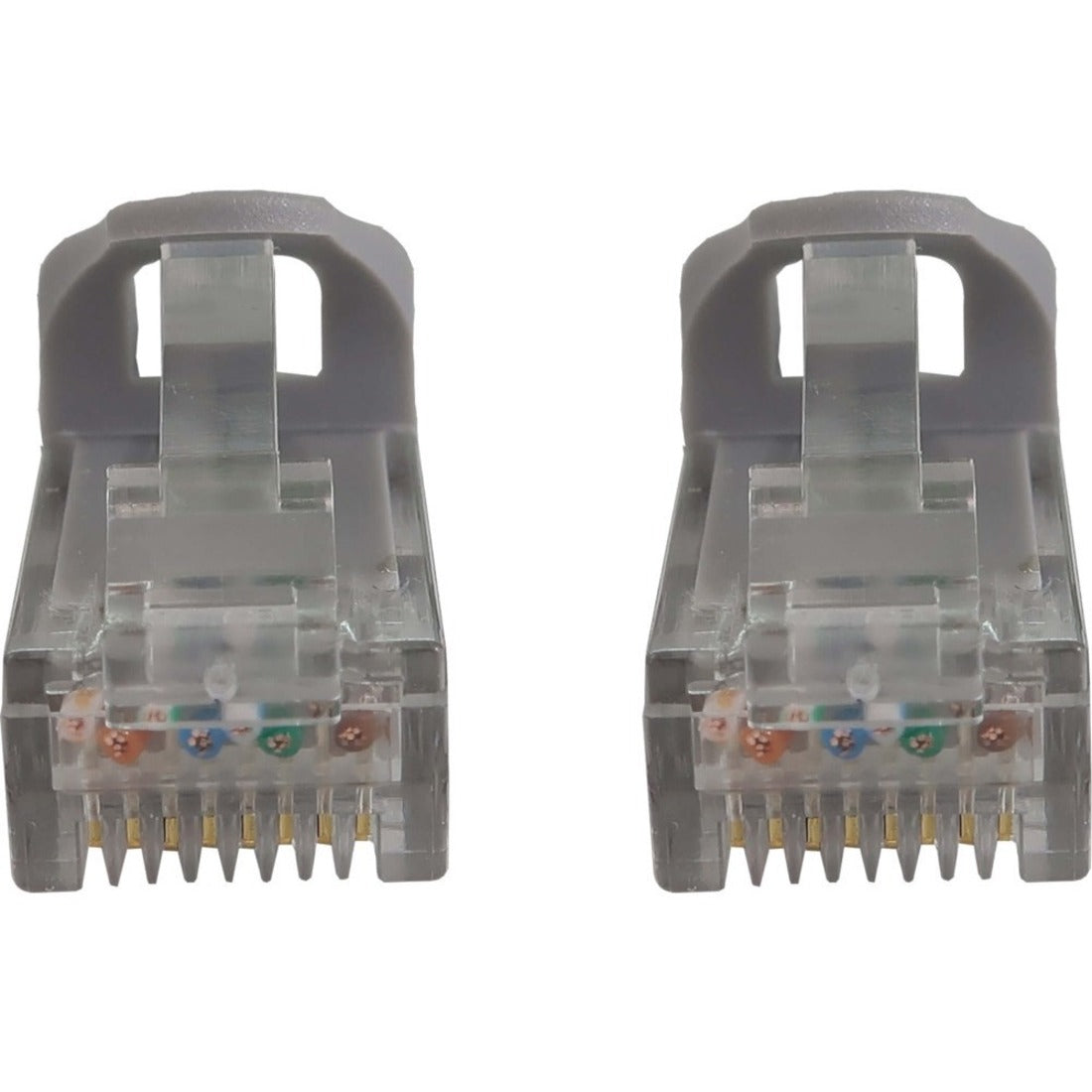 Tripp Lite Cat6a 10G Snagless Molded UTP Ethernet Cable (RJ45 M/M) PoE Gray 100 ft. (30.5 m)