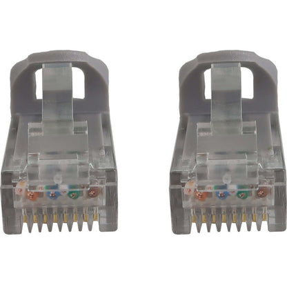 Tripp Lite Cat6a 10G Snagless Molded UTP Ethernet Cable (RJ45 M/M) PoE Gray 100 ft. (30.5 m)