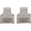 Tripp Lite Cat6a 10G Snagless Molded Slim UTP Ethernet Cable (RJ45 M/M) PoE White 2 ft. (0.6 m)
