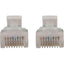 Tripp Lite Cat6a 10G Snagless Molded Slim UTP Ethernet Cable (RJ45 M/M) PoE White 3 ft. (0.9 m)