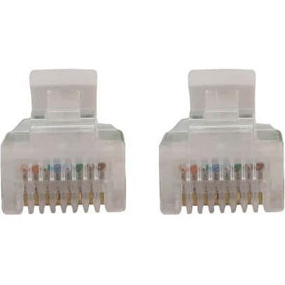 Tripp Lite Cat6a 10G Snagless Molded Slim UTP Ethernet Cable (RJ45 M/M) PoE White 5 ft. (1.5 m)