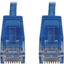 Tripp Lite Cat6a 10G Snagless Molded Slim UTP Ethernet Cable (RJ45 M/M) PoE Blue 7 ft. (2.1 m)