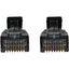 Tripp Lite Cat6a 10G Snagless Molded Slim UTP Ethernet Cable (RJ45 M/M) PoE Black 6 in. (15 cm)