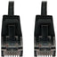 Tripp Lite Cat6a 10G Snagless Molded Slim UTP Ethernet Cable (RJ45 M/M) PoE Black 6 in. (15 cm)