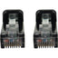 Tripp Lite Cat6a 10G Snagless Shielded Slim STP Ethernet Cable (RJ45 M/M) PoE Black 3 ft. (0.9 m)
