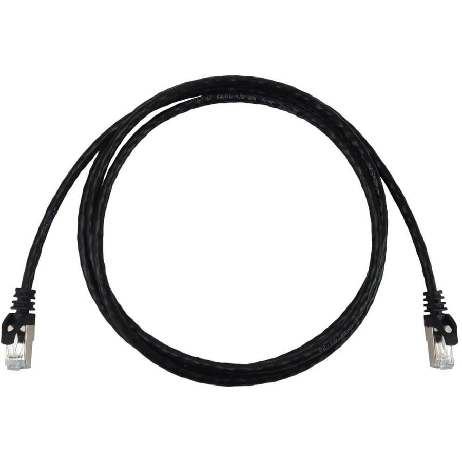 Tripp Lite Cat6a 10G Snagless Shielded Slim STP Ethernet Cable (RJ45 M/M) PoE Black 6 ft. (1.8 m)