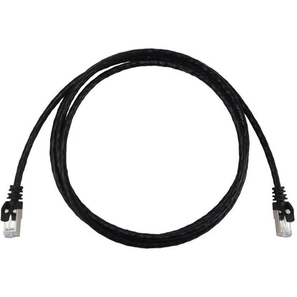 Tripp Lite Cat6a 10G Snagless Shielded Slim STP Ethernet Cable (RJ45 M/M) PoE Black 6 ft. (1.8 m)