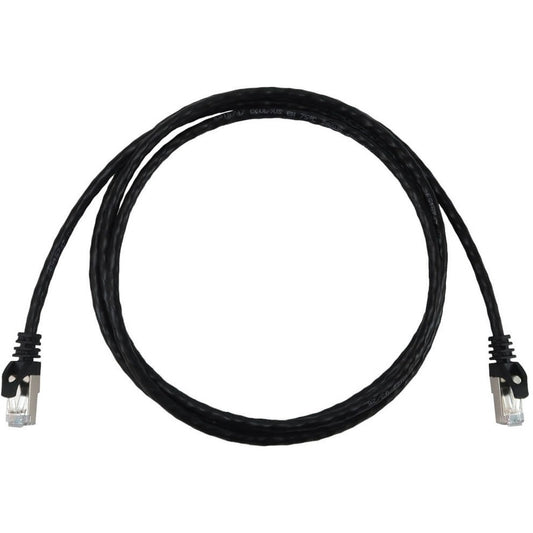 Tripp Lite Cat6a 10G Snagless Shielded Slim STP Ethernet Cable (RJ45 M/M) PoE Black 6 ft. (1.8 m)