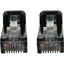 Tripp Lite Cat6a 10G Snagless Shielded Slim STP Ethernet Cable (RJ45 M/M) PoE Black 6 ft. (1.8 m)