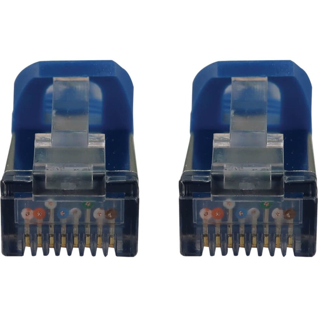 Tripp Lite Cat6a 10G Snagless Shielded Slim STP Ethernet Cable (RJ45 M/M) PoE Blue 6 ft. (1.8 m)