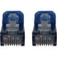 Tripp Lite Cat6a 10G Snagless Shielded Slim STP Ethernet Cable (RJ45 M/M) PoE Blue 6 ft. (1.8 m)