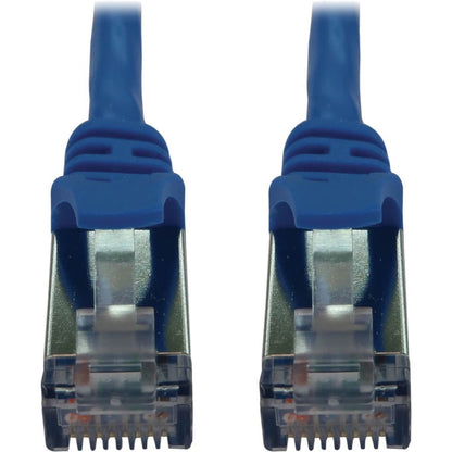 Tripp Lite Cat6a 10G Snagless Shielded Slim STP Ethernet Cable (RJ45 M/M) PoE Blue 6 ft. (1.8 m)