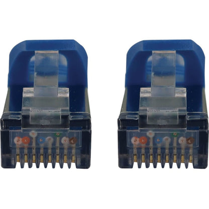 Tripp Lite Cat6a 10G Snagless Shielded Slim STP Ethernet Cable (RJ45 M/M) PoE Blue 7 ft. (2.1 m)