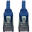Tripp Lite Cat6a 10G Snagless Shielded Slim STP Ethernet Cable (RJ45 M/M) PoE Blue 7 ft. (2.1 m)