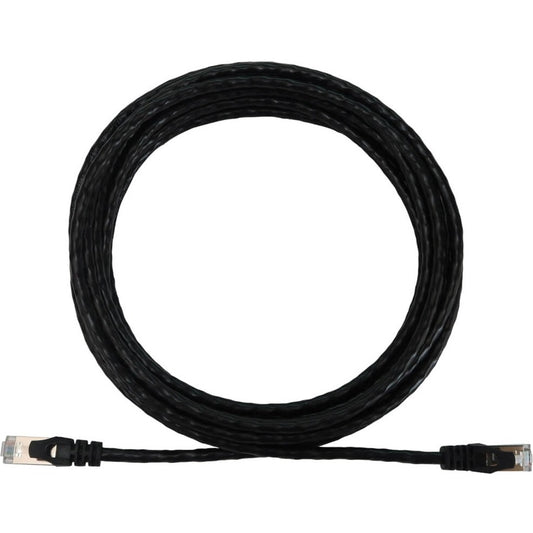 Tripp Lite Cat6a 10G Snagless Shielded Slim STP Ethernet Cable (RJ45 M/M) PoE Black 10 ft. (3.1 m)