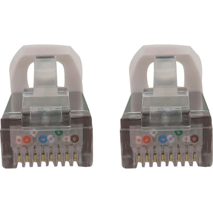 Tripp Lite Cat6a 10G Snagless Shielded Slim STP Ethernet Cable (RJ45 M/M) PoE White 10 ft. (3.1 m)
