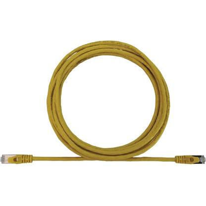 Tripp Lite Cat6a 10G Snagless Shielded Slim STP Ethernet Cable (RJ45 M/M) PoE Yellow 10 ft. (3.1 m)