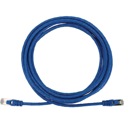 Tripp Lite Cat6a 10G Snagless Shielded Slim STP Ethernet Cable (RJ45 M/M) PoE Blue 15 ft. (4.6 m)