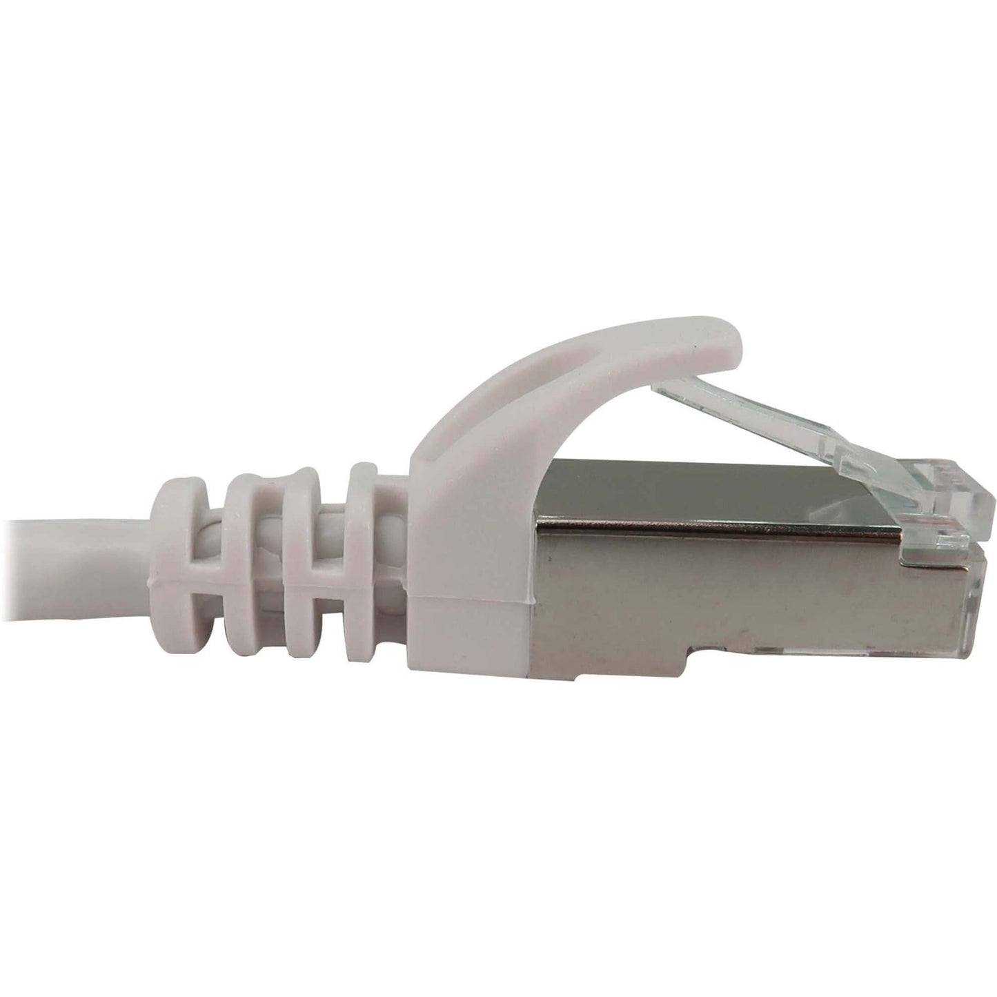Tripp Lite Cat6a 10G Snagless Shielded Slim STP Ethernet Cable (RJ45 M/M) PoE White 15 ft. (4.6 m)