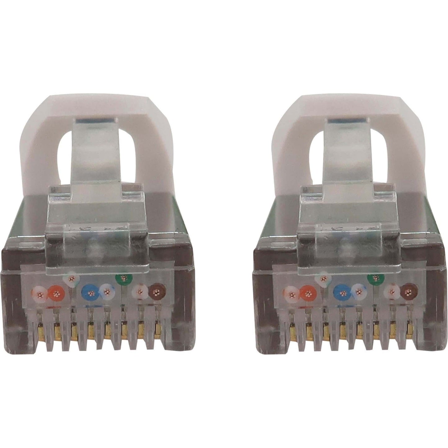 Tripp Lite Cat6a 10G Snagless Shielded Slim STP Ethernet Cable (RJ45 M/M) PoE White 15 ft. (4.6 m)