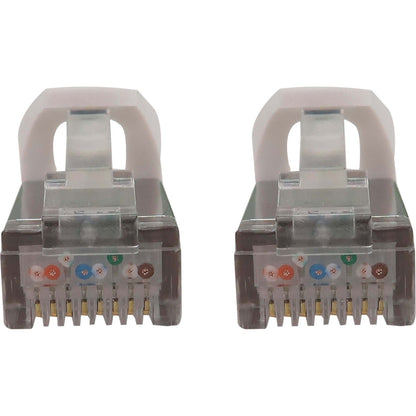 Tripp Lite Cat6a 10G Snagless Shielded Slim STP Ethernet Cable (RJ45 M/M) PoE White 15 ft. (4.6 m)