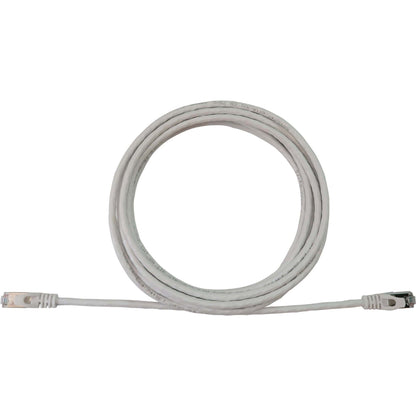 Tripp Lite Cat6a 10G Snagless Shielded Slim STP Ethernet Cable (RJ45 M/M) PoE White 15 ft. (4.6 m)
