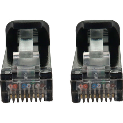 Tripp Lite Cat6a 10G Snagless Shielded Slim STP Ethernet Cable (RJ45 M/M) PoE Black 25 ft. (7.6 m)