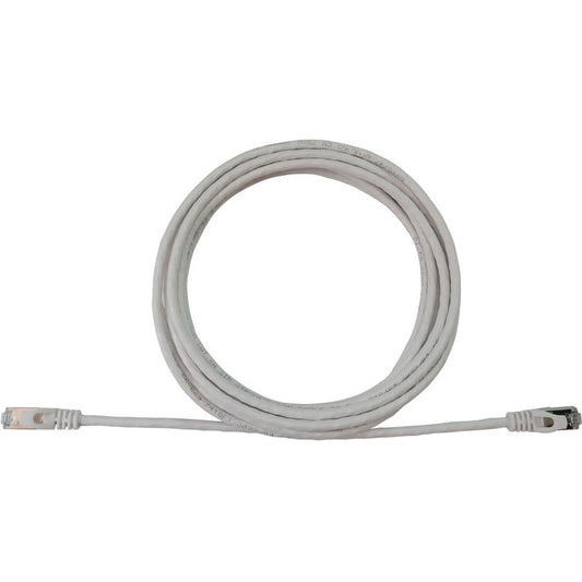 Tripp Lite Cat6a 10G Snagless Shielded Slim STP Ethernet Cable (RJ45 M/M) PoE White 25 ft. (7.6 m)