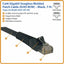 Tripp Lite Cat6 Gigabit Snagless Molded (UTP) Ethernet Cable (RJ45 M/M) PoE Black 7 ft. (2.13 m)