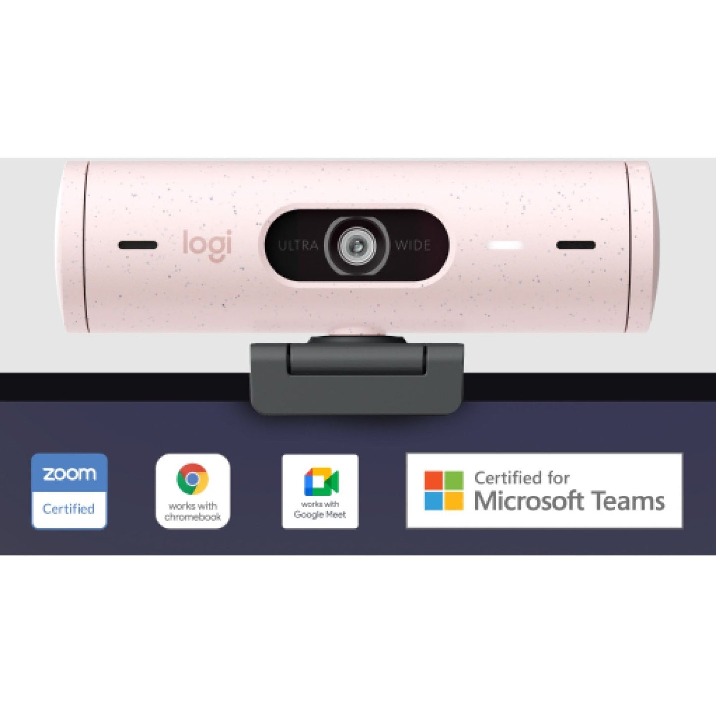 Logitech BRIO 500 Webcam - 4 Megapixel - 60 fps - Rose - USB Type C