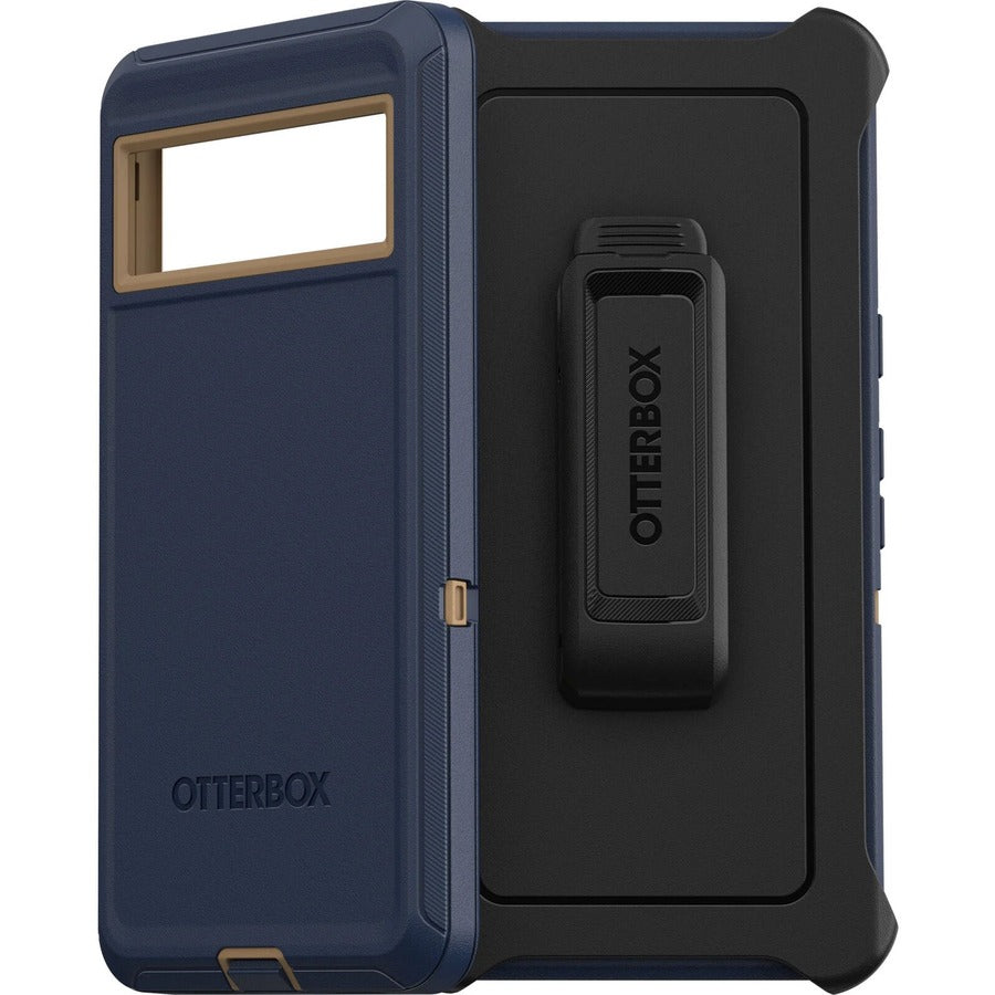 OtterBox Defender Rugged Carrying Case (Holster) Google Pixel 7 Smartphone - Blue Suede Shoes
