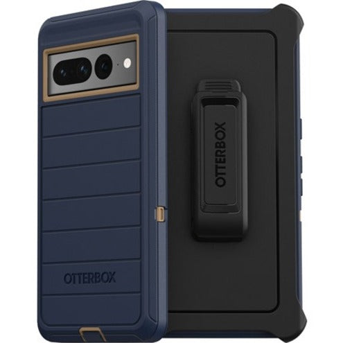 OtterBox Defender Series Pro Rugged Carrying Case (Holster) Google Pixel 7 Pro Smartphone - Blue Suede Shoes